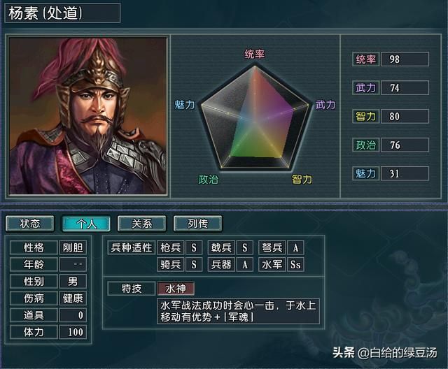 三国志11血色衣冠：三星势力，真正的扮猪吃老虎