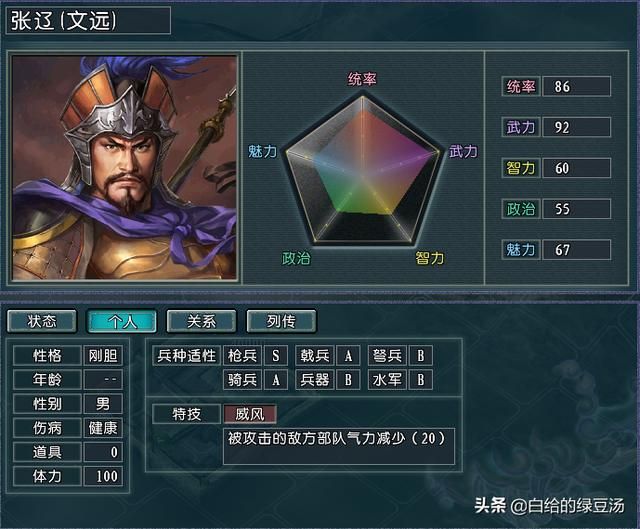 三国志11：游戏中那些“内奸&#34;气息满满的特技