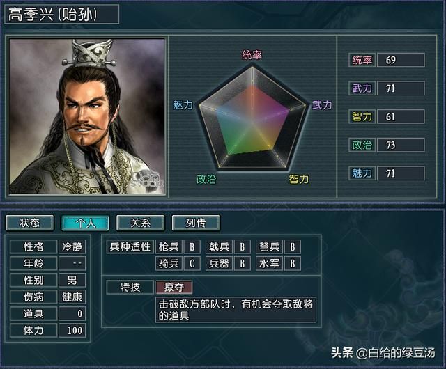 三国志11血色衣冠：部分特技隐藏效果解析