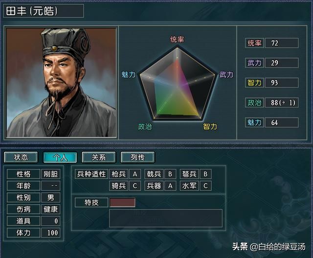 三国志11：武将风华、文官落寞，十大令人惋惜文官