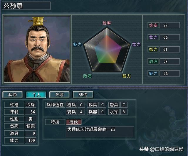 三国志11：游戏中有哪些势力属于剧本“小强”呢？