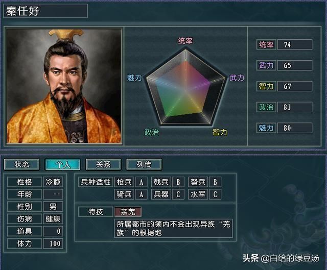 三国志11血色衣冠：家族势力大排行，看谁家基因最优秀？