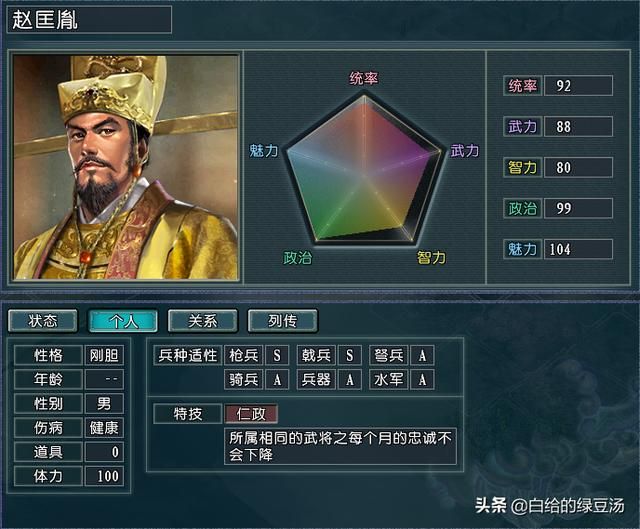 三国志11：如果有可能，这些历史武将能否成为属性全才？