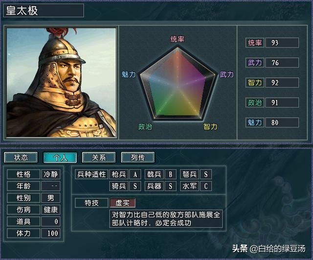 三国志11：如果有可能，这些历史武将能否成为属性全才？