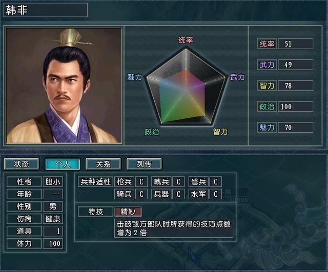 三国志11血色衣冠：高属性小透明武将大盘点