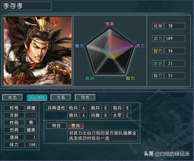 三国志11番外：游戏中各个时期的第一武将花落谁家？（下）