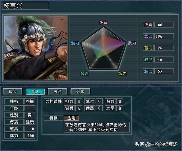 三国志11番外：游戏中各个时期的第一武将花落谁家？（下）