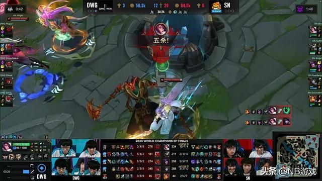 SN下路备受质疑，非常可惜！Bin剑姬五杀导致DWG失去LPL三连冠