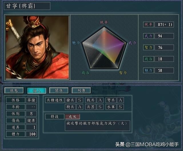 三国志：兵种血战，谁为王者？周瑜独占双席，兀突骨也跻身榜首