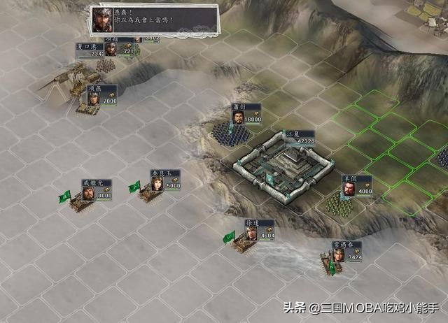 三国志11：不同方向的5个城市存在克制关系，防守难度各异