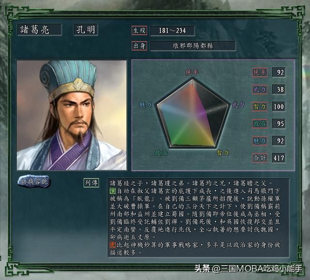 三国志11：玩游戏里五位独具特色的武将，他们的姓氏不受父系血统影响