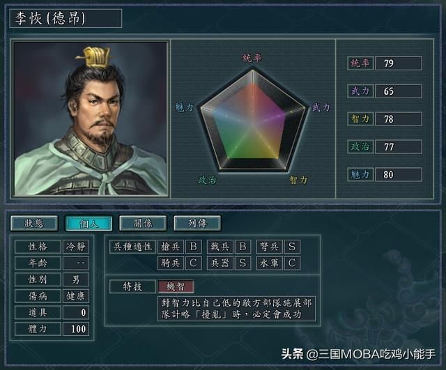 三国志之厉害的武将计略和战法：只有这五人