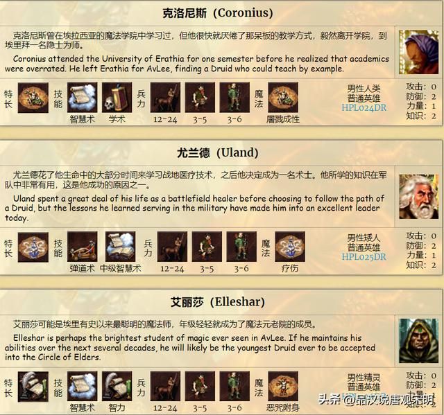英雄无敌3：九种族的T0级英雄数量揭秘