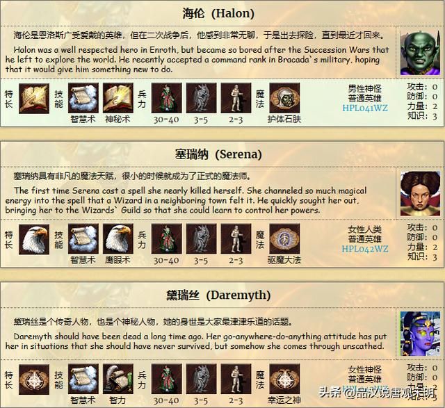英雄无敌3：九种族的T0级英雄数量揭秘