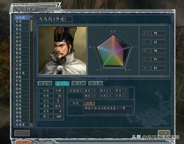 光荣三国志11：四阵营最强T0武将一览