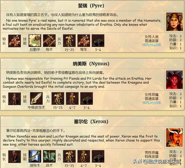 英雄无敌3九大种族谁最强？元素和城堡墓园僵尸霸榜！