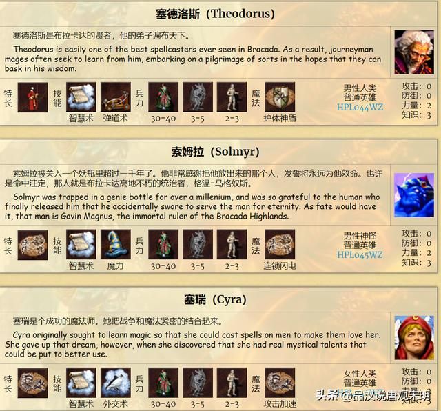 英雄无敌3九大种族谁最强？元素和城堡墓园僵尸霸榜！