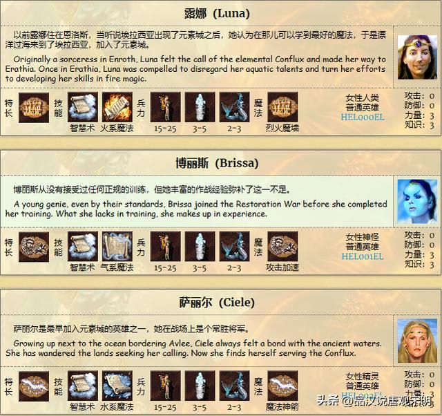 英雄无敌3九大种族谁最强？元素和城堡墓园僵尸霸榜！