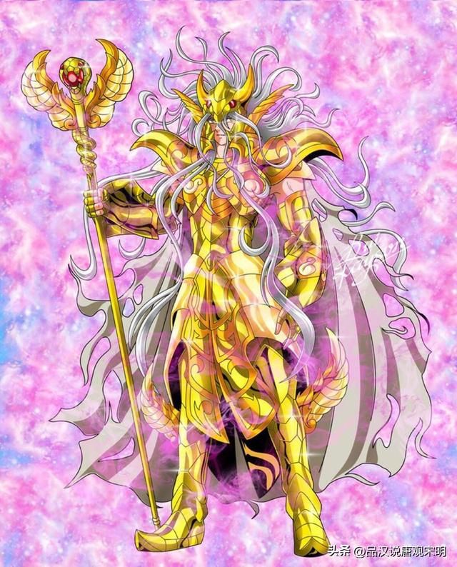 圣斗士星矢：历代最强的黄金圣斗士对决神明，谁能战胜撒加？
