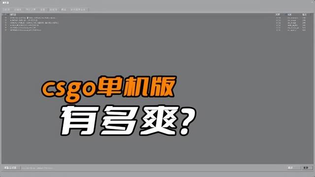 CSGO单机版：全新自由体验解放皮肤