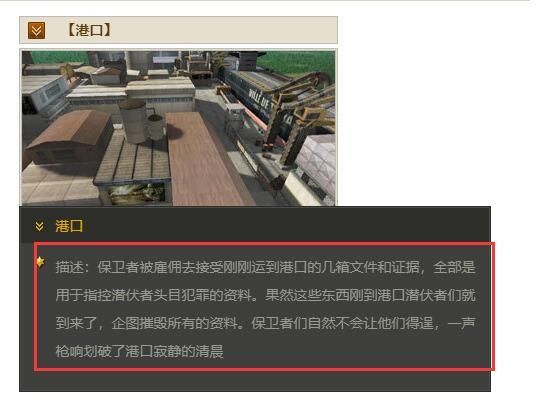 揭秘《生化港口》的背景故事