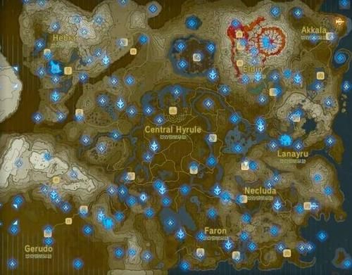 塞尔达荒野之息地图  如何才能利用地图找到更多宝藏