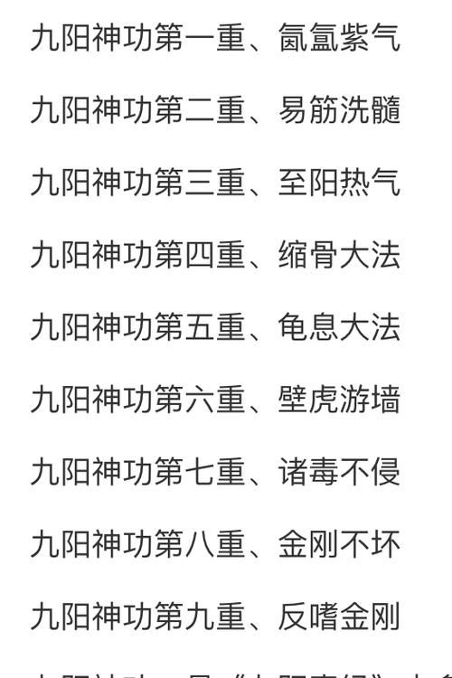 九阳真经口诀及功法  达摩祖师留下的真谛