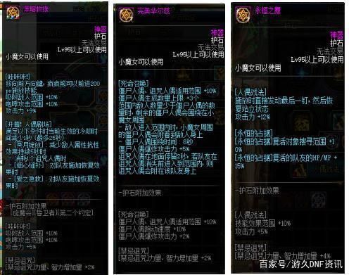 dnf110奶爸护石符文选择符文怎么搭配才最优