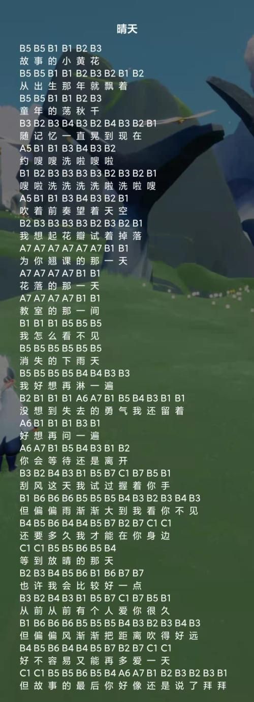 光遇钢琴琴谱热门歌曲  弹奏它们有什么技巧