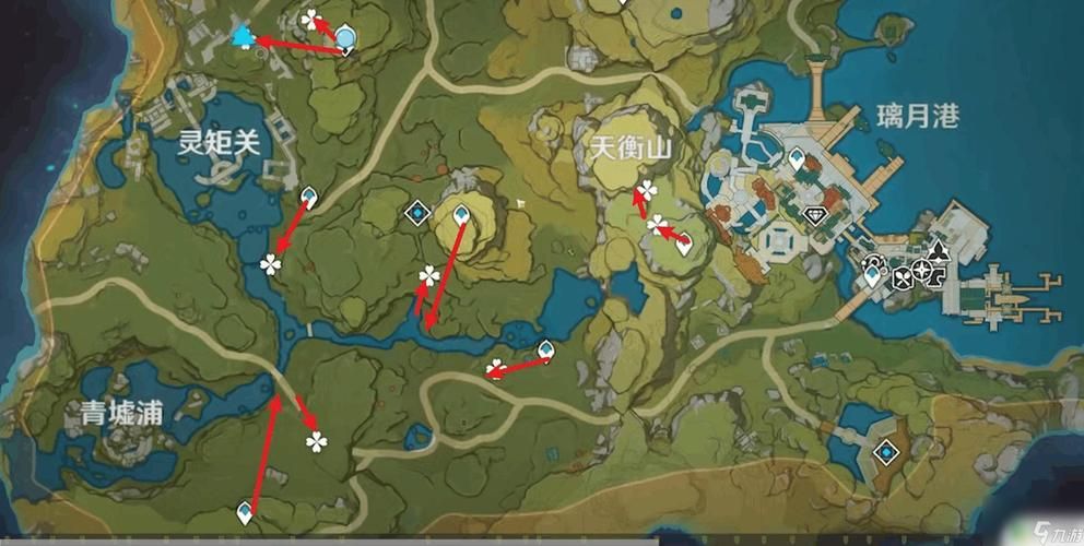 水晶块原神分布庆云顶还是风龙废墟