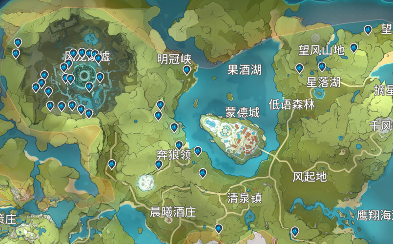 水晶块原神分布庆云顶还是风龙废墟