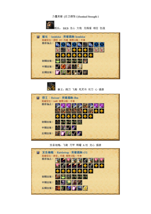 dota英雄出装及攻略  大神教你玩转装备