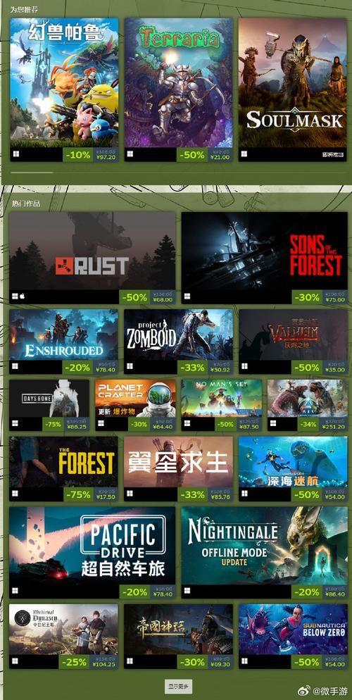 steam开放世界你最喜欢哪一款