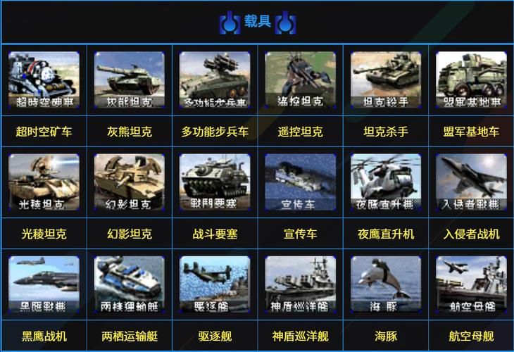 红色警戒2所有单位介绍所有单位你都熟悉吗