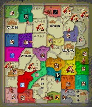 完美世界地域划分地图下界八域有哪些主要势力