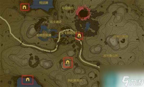 卡卡利特村附近两个隐藏神庙你都挑战过了吗