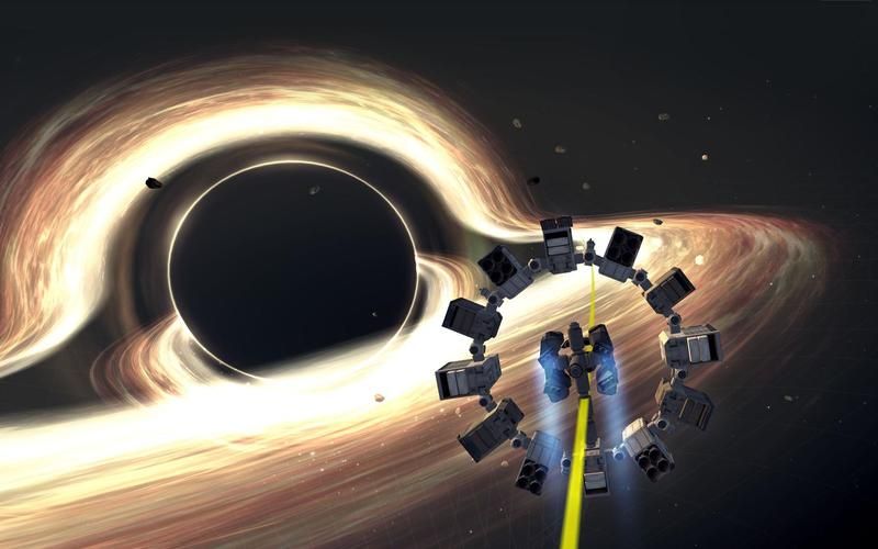 无人深空黑洞还是星系中心