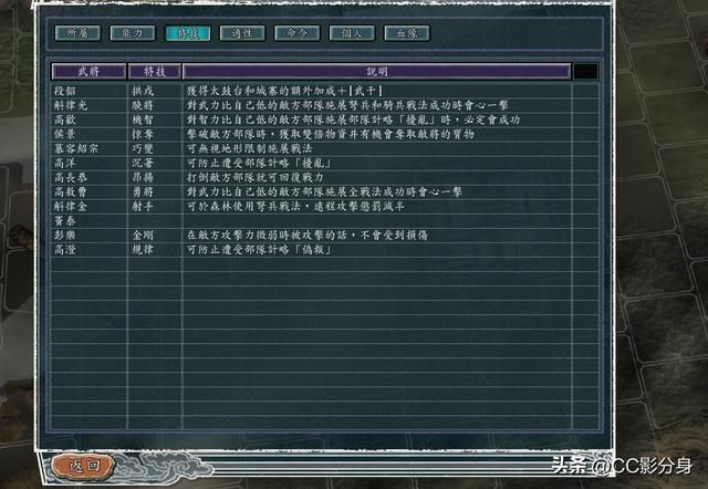 三国志11血色衣冠：势力综合实力排名11-15