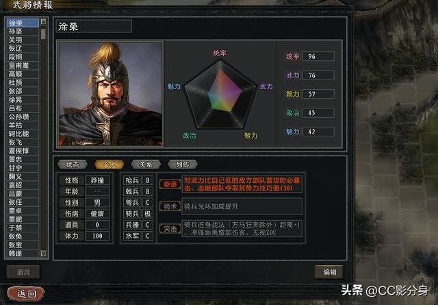 三国志11：分析这几个技能，挺厉害的样子？