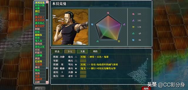 三国志11动漫剧本：海贼王罗杰势力盘点