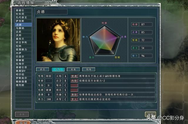 三国志11四海清一：欧洲小霸王：法兰西势力综合分析