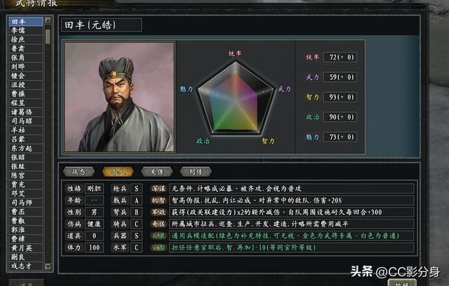 三国志11惊鸿：刚正不阿，敢于直谏