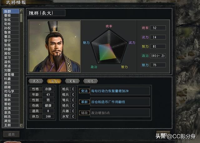 三国志11：盘点一些组合技