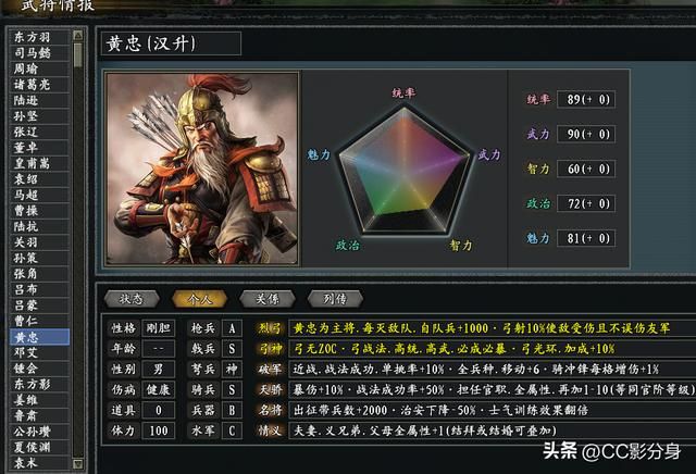 三国志11惊鸿：盘点游戏中的5大技能型主将，真不是高看纪灵