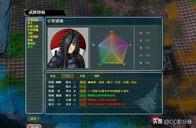 三国志11动漫剧本：晓组织实力一览