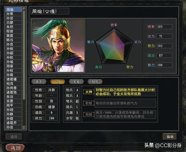三国志11大浪淘沙5.0：吴国孙坚势力综合分析