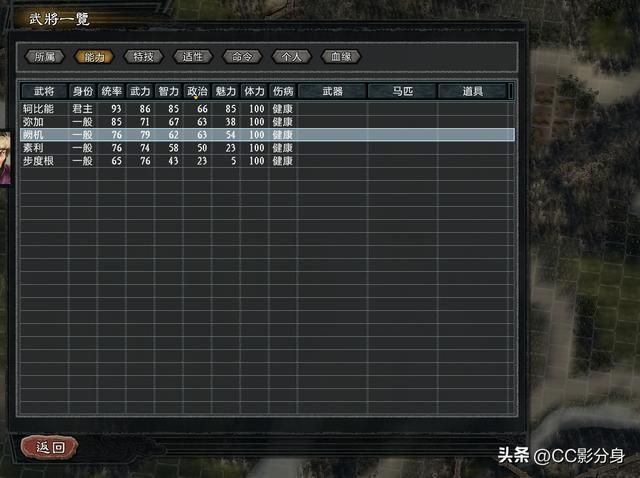 三国志11大浪淘沙5.0：漠北王者柯比能