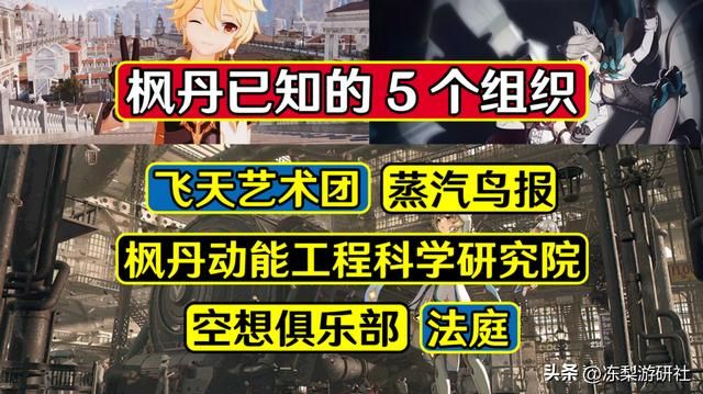 原神：枫丹已知的5个组织，枫丹双子疑似艺术团成员，期待水国