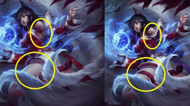 LOL被“逼”调整原画，金克斯多了块布料，下一个会是王者荣耀么