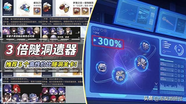 崩铁：3倍隧洞遗器来啦！推荐这5个隧洞关卡，它们更具性价比